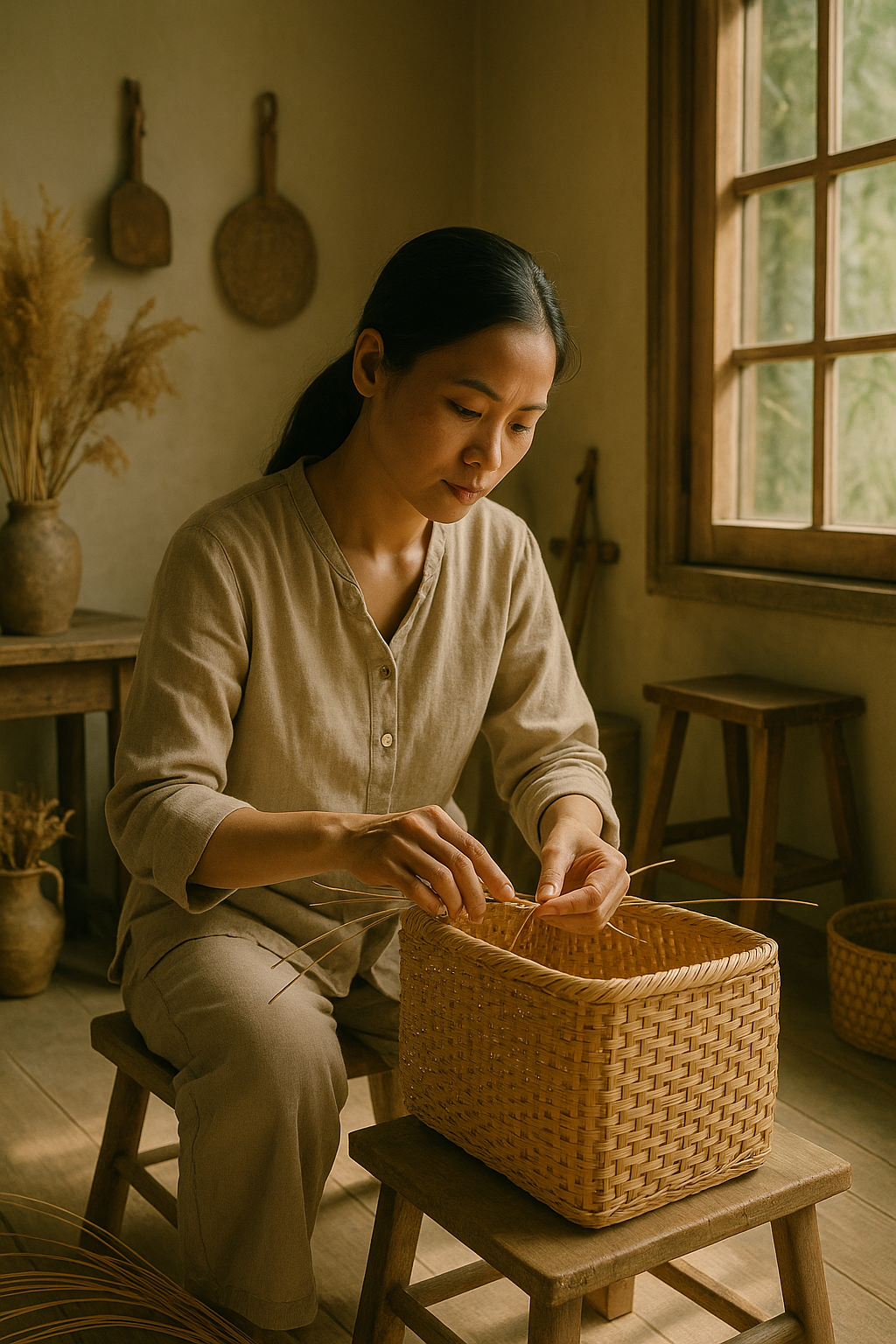 BamboCoCo Artisan Basket Weaving